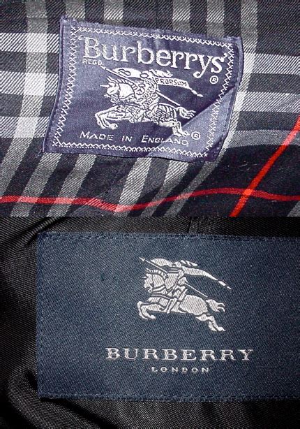 authentic burberry clothing label|genuine Burberry label.